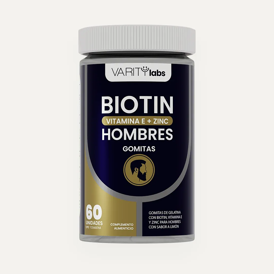 Biotin Hombres + Vitamina E y Zinc