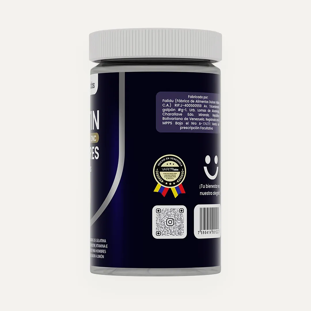 Biotin Hombres + Vitamina E y Zinc · vista 3