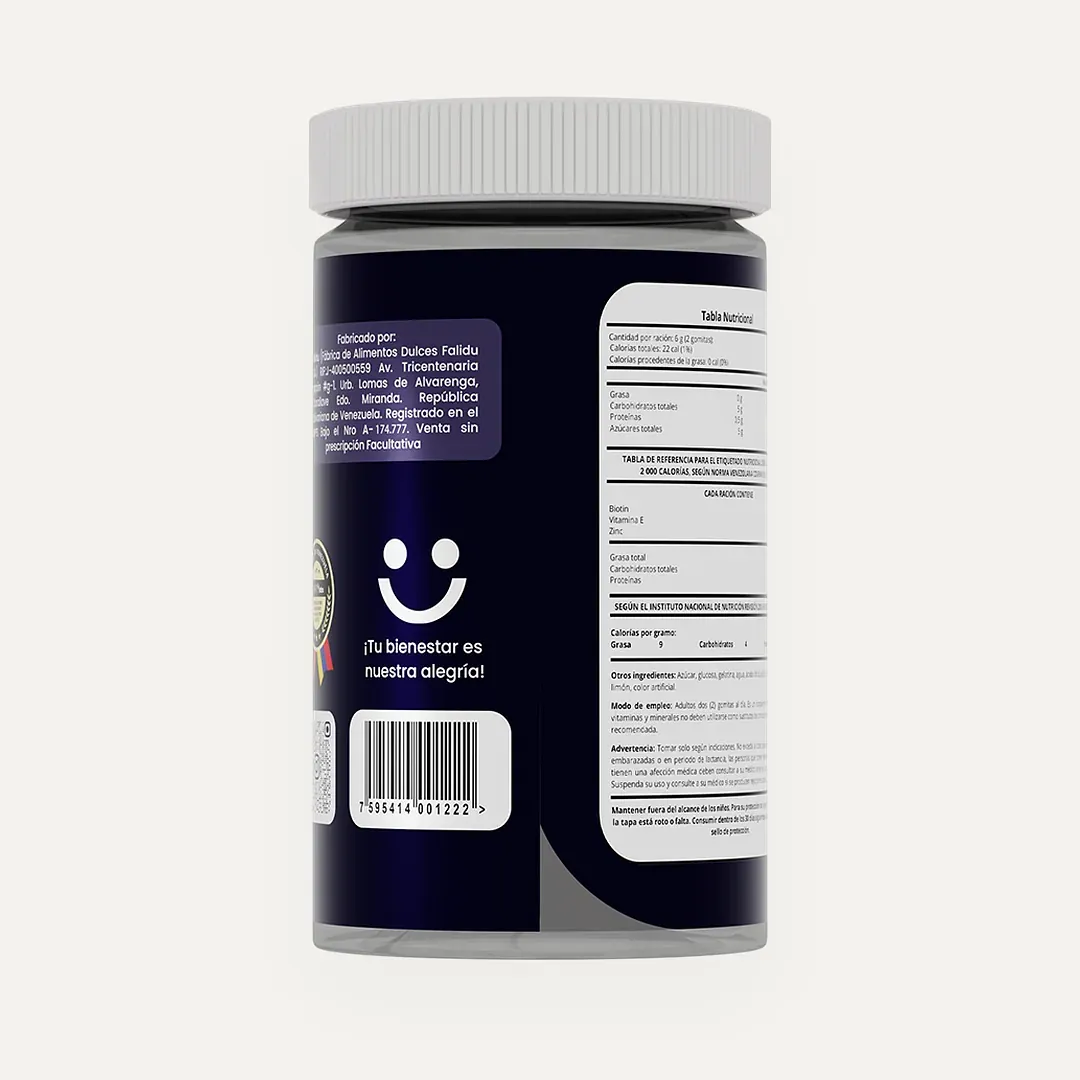 Biotin Hombres + Vitamina E y Zinc · vista 4