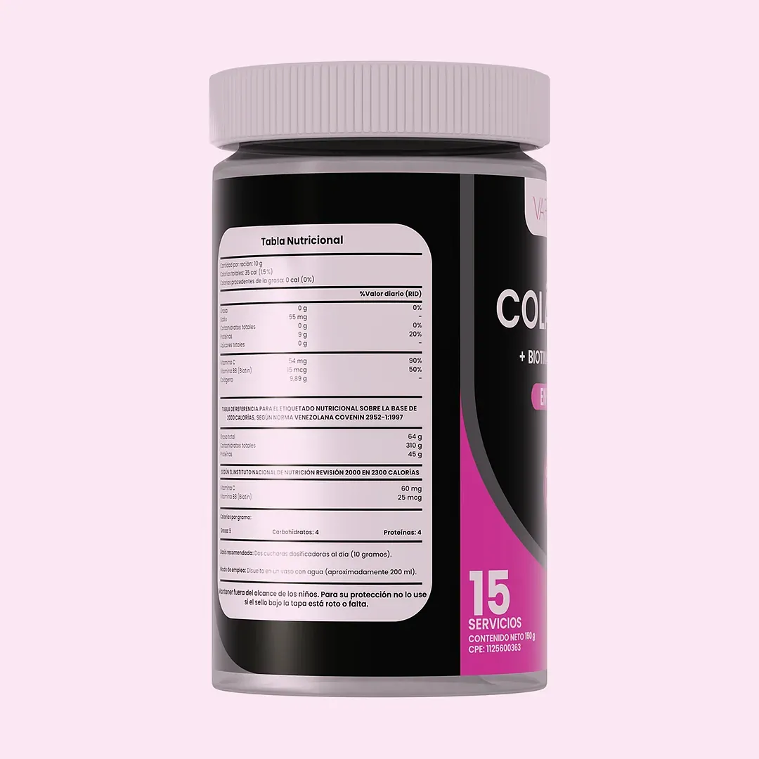 Colágeno + Biotina + Vitamina C · vista 5