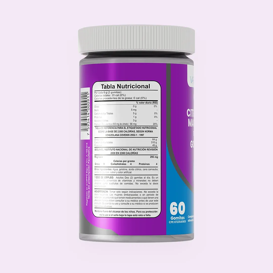 Citrato de Magnesio 500 mg · vista 5