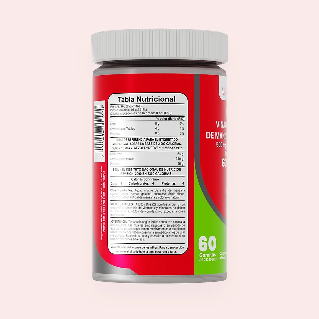 Vinagre de Sidra de Manzana 500 mg · vista 5