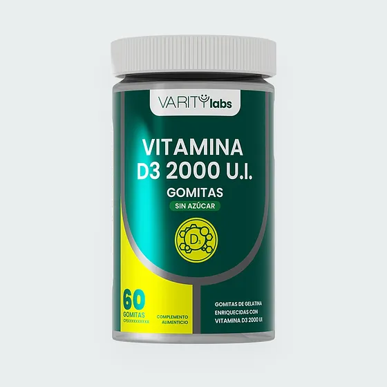 Vitamina D3 2000 U.I. sin azúcar · vista 1