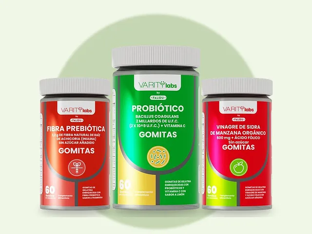 Salud digestiva: probióticos, fibra y vinagre de manzana